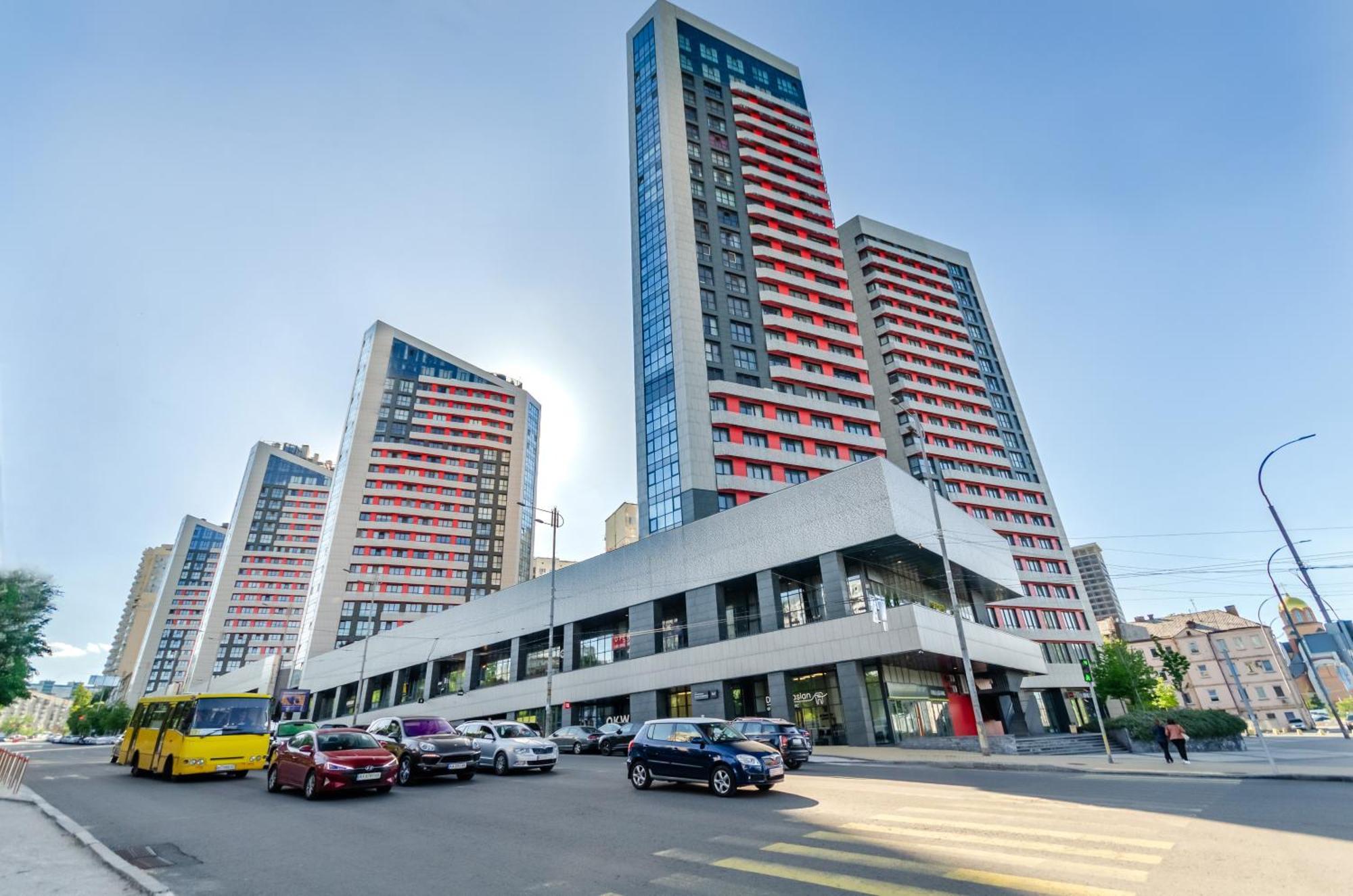 21-212 Petrovdom In Mint Apartments At Rc Kvartet Near Central Railway Station Kyiv Exterior photo